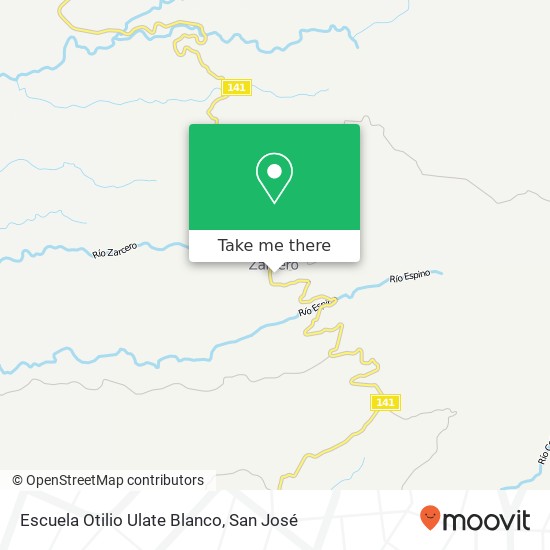 Mapa de Escuela Otilio Ulate Blanco