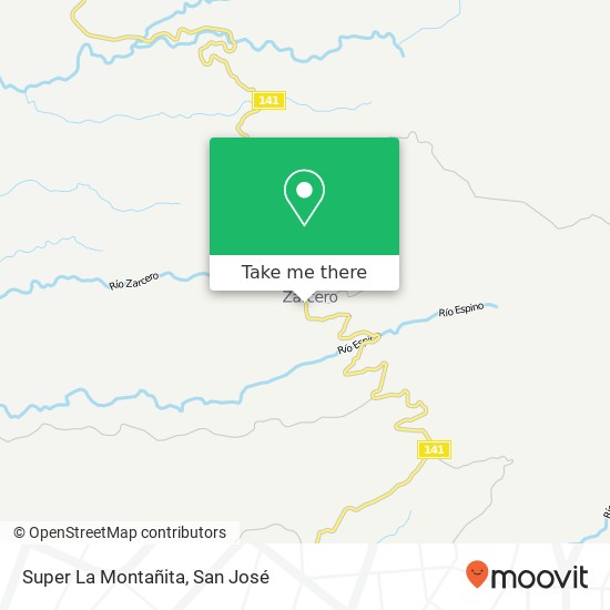 Mapa de Super La Montañita