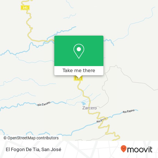 El Fogon De Tia map