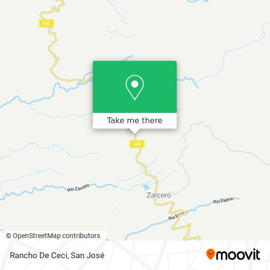 Rancho De Ceci map