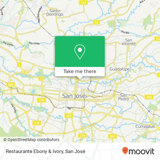 Restaurante Ebony & Ivory map