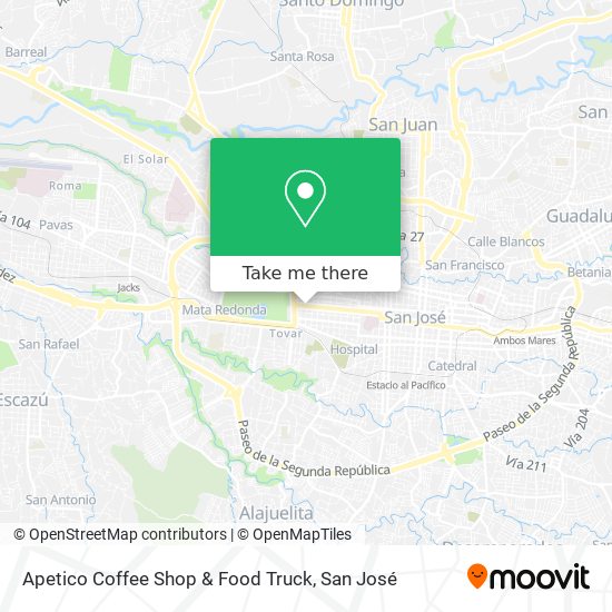 Mapa de Apetico Coffee Shop & Food Truck