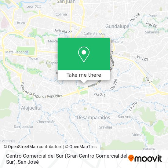 Centro Comercial del Sur map