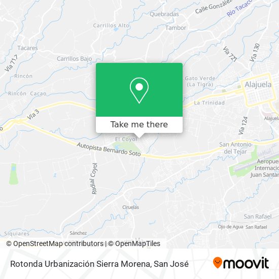Rotonda Urbanización Sierra Morena map