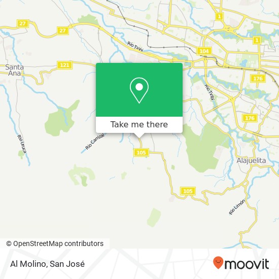 Al Molino map