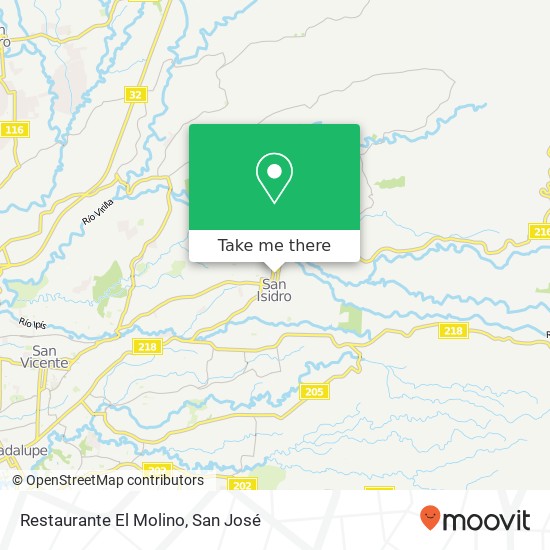 Restaurante El Molino map