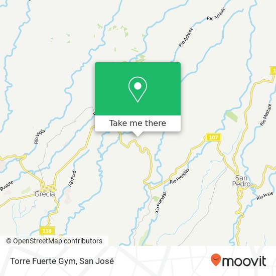 Torre Fuerte Gym map