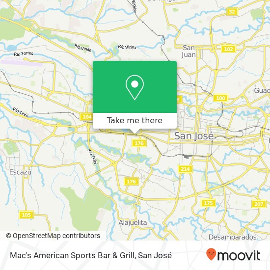 Mac's American Sports Bar & Grill map