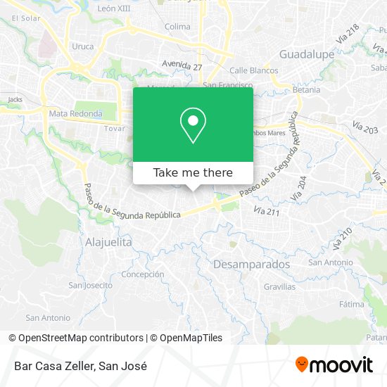 Bar Casa Zeller map