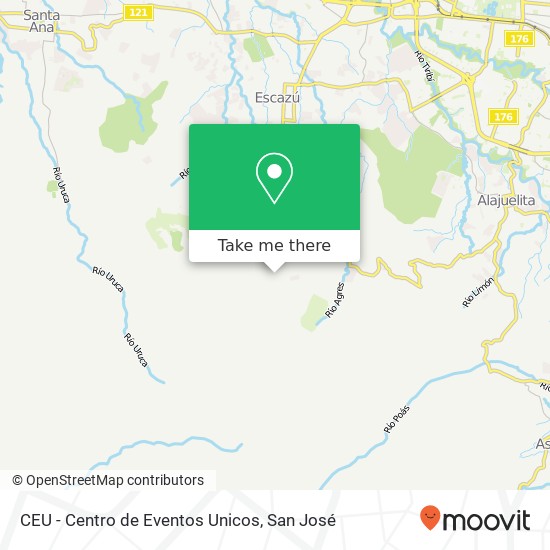 CEU - Centro de Eventos Unicos map