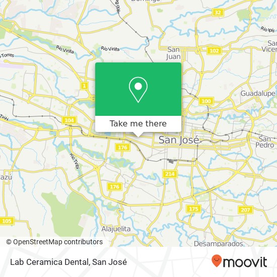 Lab Ceramica Dental map