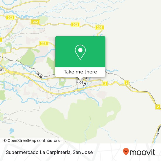 Supermercado La Carpinteria map