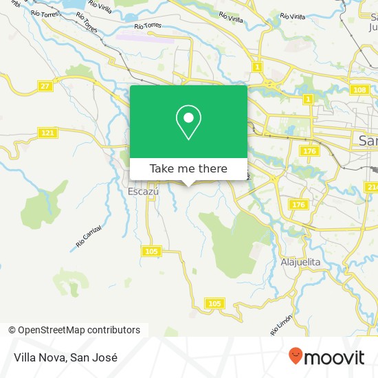 Villa Nova map