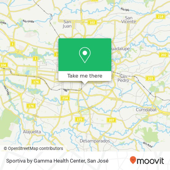 Sportiva by Gamma Health Center map