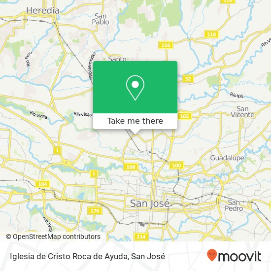 Iglesia de Cristo Roca de Ayuda map