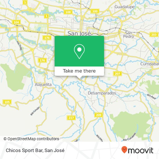 Chicos Sport Bar map