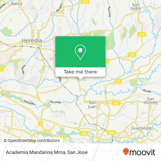 Academia Mandarina Mma map