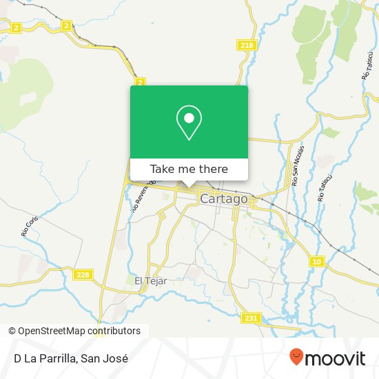 D La Parrilla map