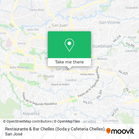 Restaurante & Bar Chelles (Soda y Cafeteria Chelles) map