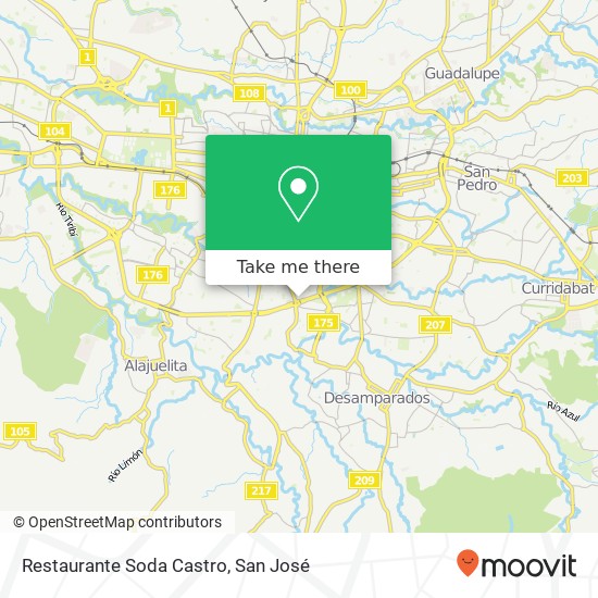 Restaurante Soda Castro map