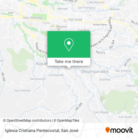 Iglesia Cristiana Pentecostal map