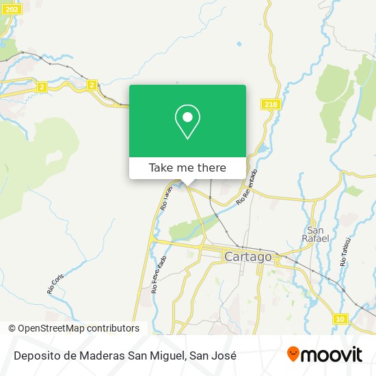 Deposito de Maderas San Miguel map