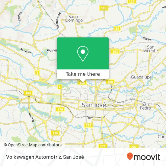 Mapa de Volkswagen Automotriz