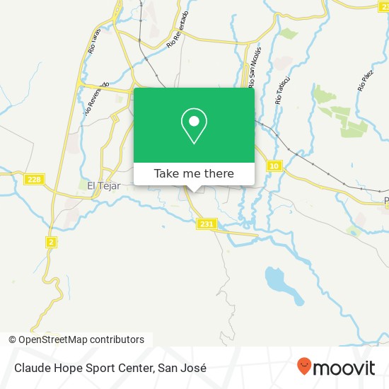 Claude Hope Sport Center map