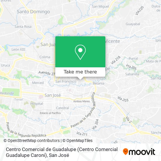 Centro Comercial de Guadalupe map