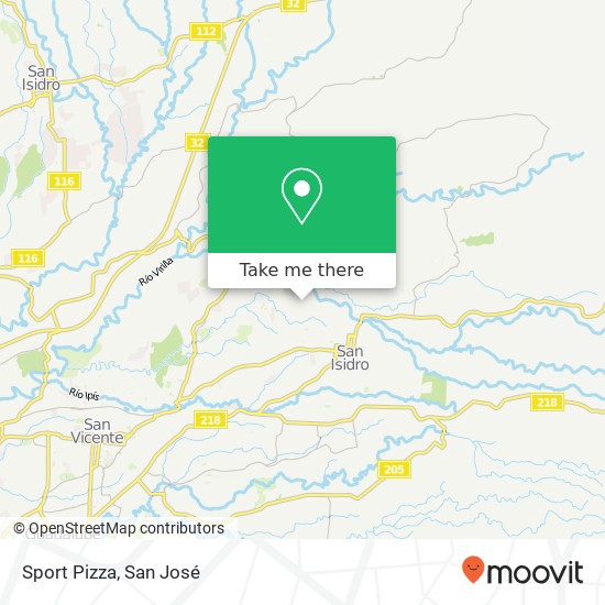 Sport Pizza map