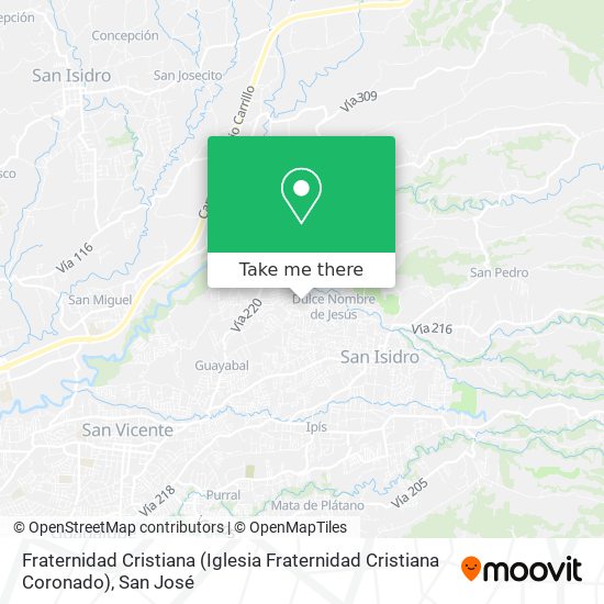 Fraternidad Cristiana (Iglesia Fraternidad Cristiana Coronado) map