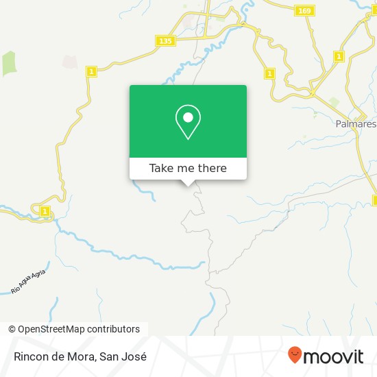 Rincon de Mora map