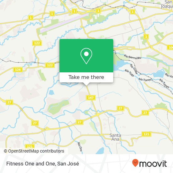 Fitness One and One map