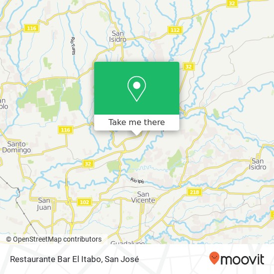 Restaurante Bar El Itabo map