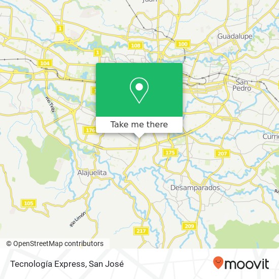 Tecnología Express map