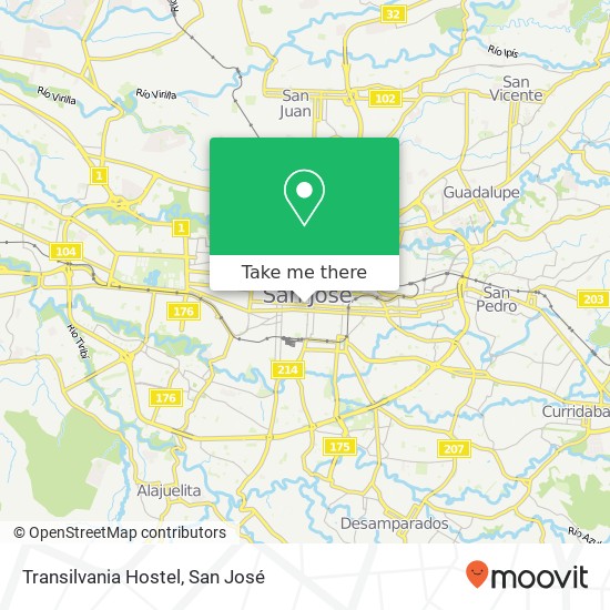 Transilvania Hostel map