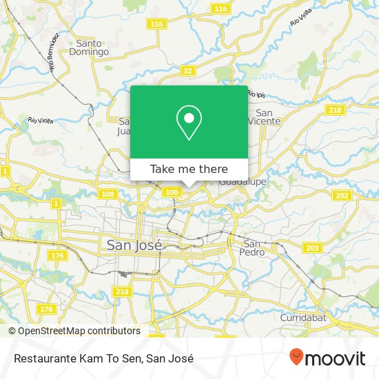 Restaurante Kam To Sen map