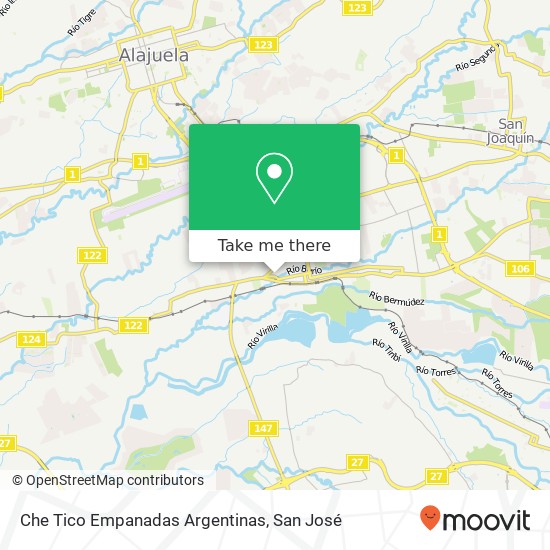 Che Tico Empanadas Argentinas map