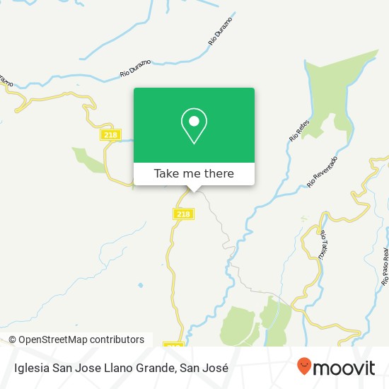 Iglesia San Jose Llano Grande map