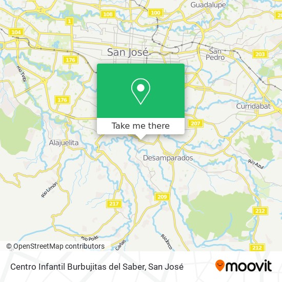 Centro Infantil Burbujitas del Saber map