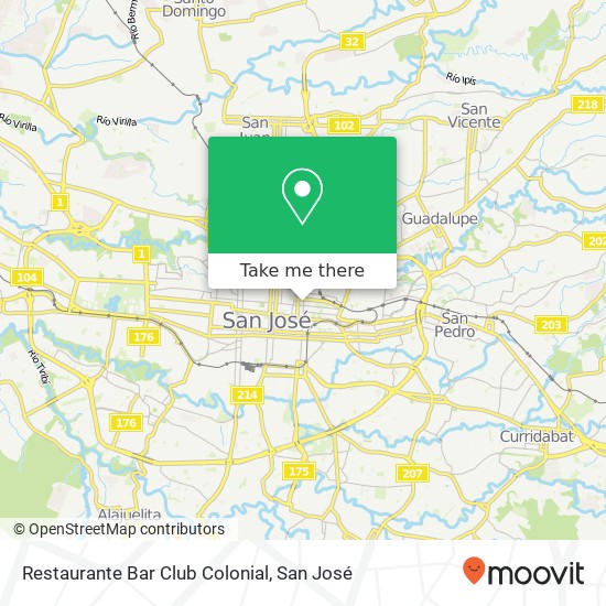 Restaurante Bar Club Colonial map