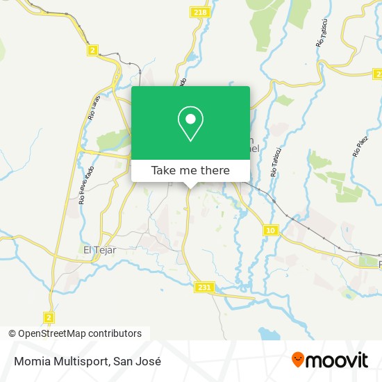 Momia Multisport map