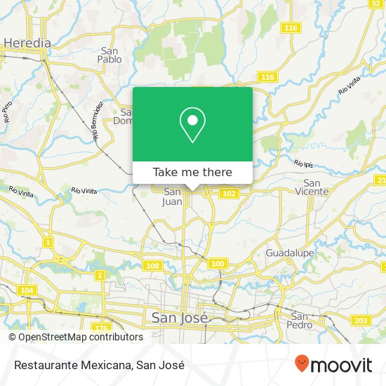 Restaurante Mexicana map