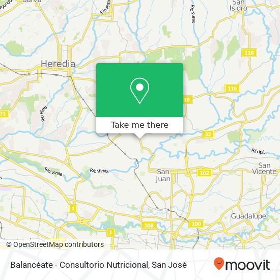 Mapa de Balancéate - Consultorio Nutricional