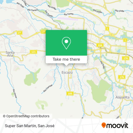 Super San Martín map