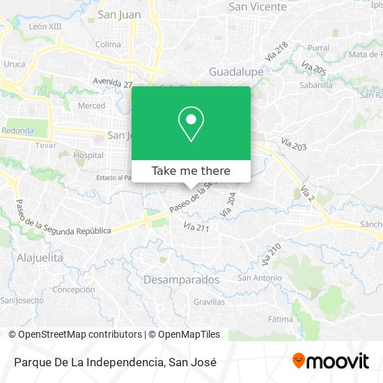 Mapa de Parque De La Independencia