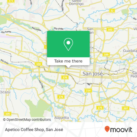 Apetico Coffee Shop map