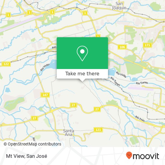 Mt View map
