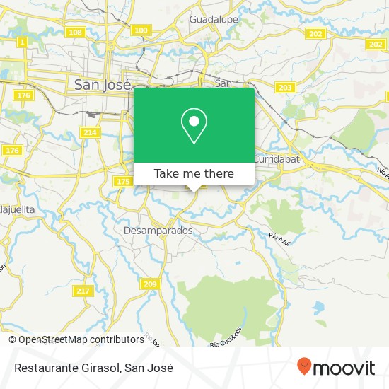 Restaurante Girasol map