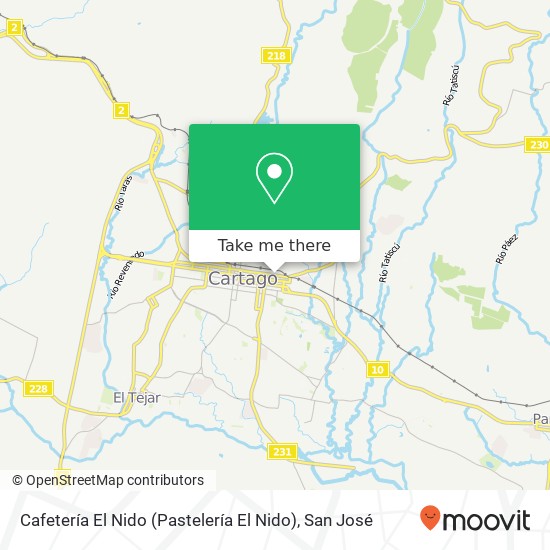 Cafetería El Nido (Pastelería El Nido) map